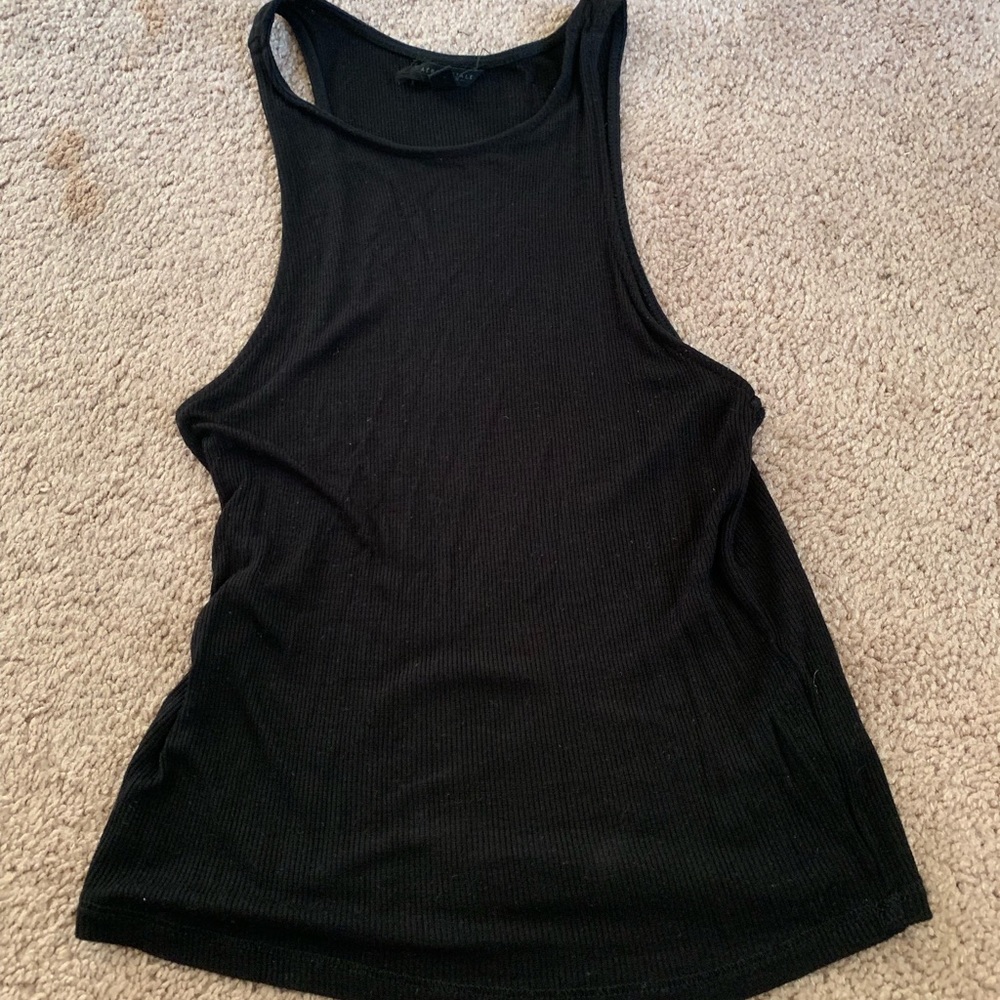 Black Tank top Crop top